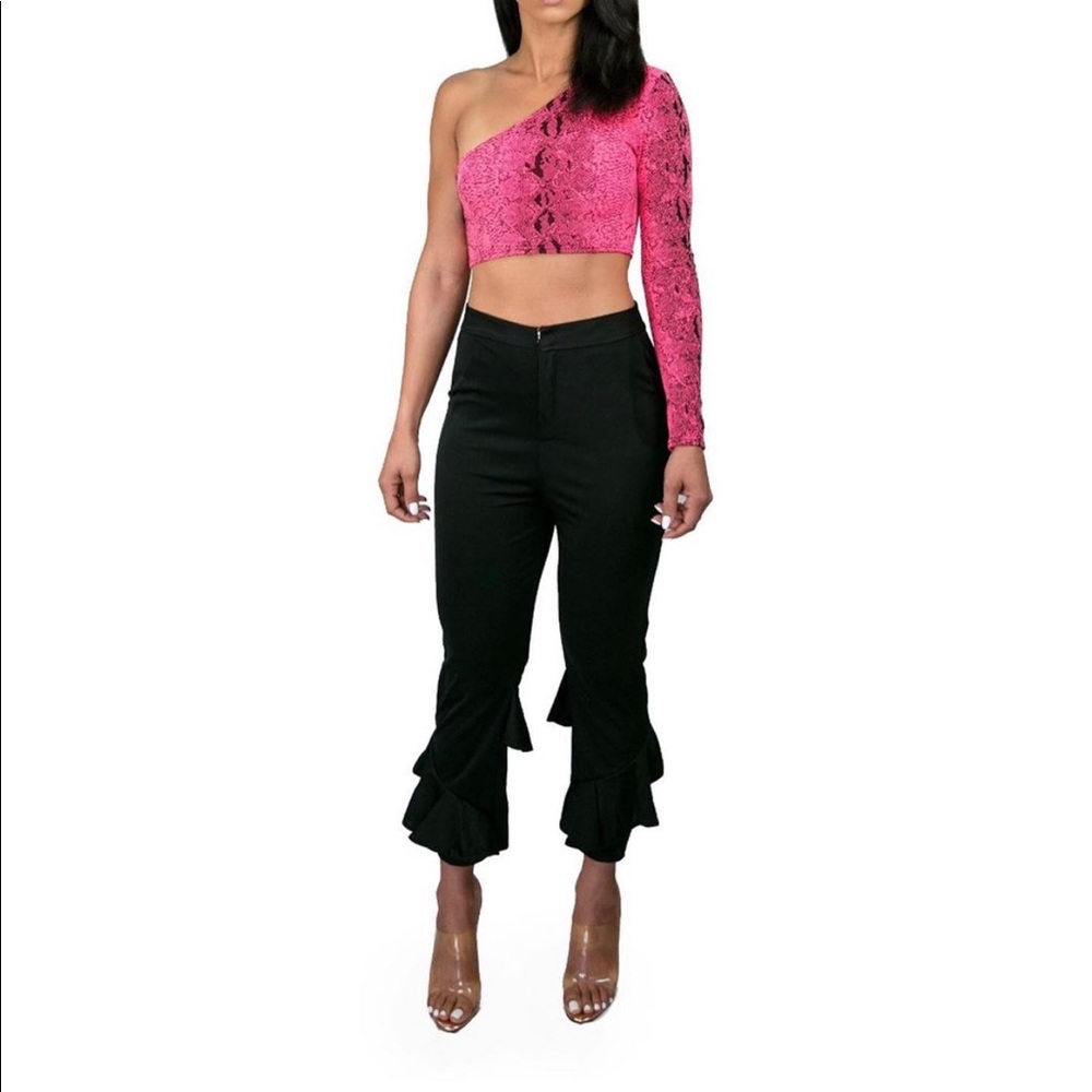 Black Flare Pants